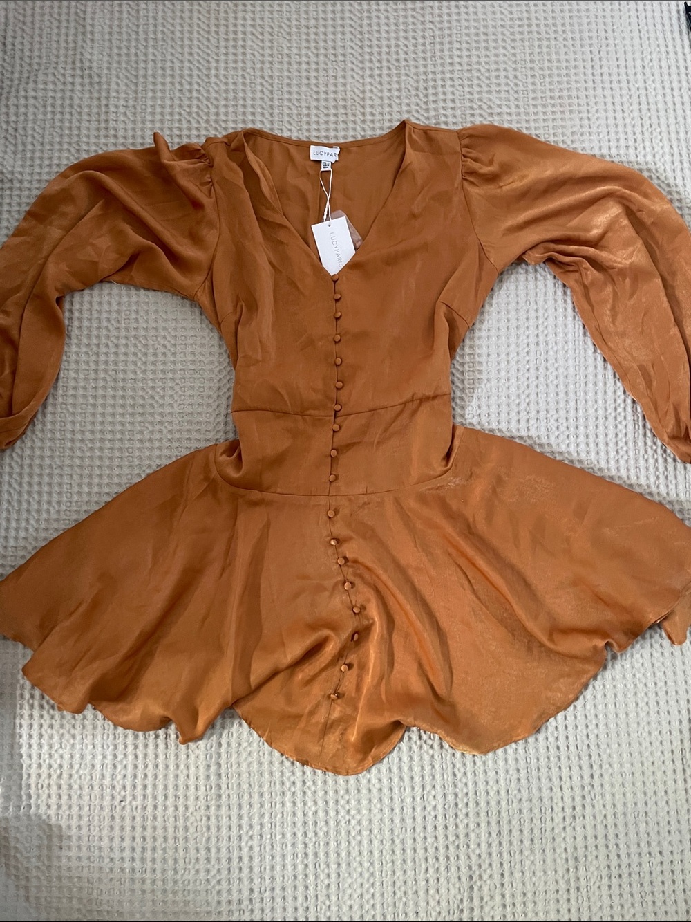 caramel dress (new with tags)